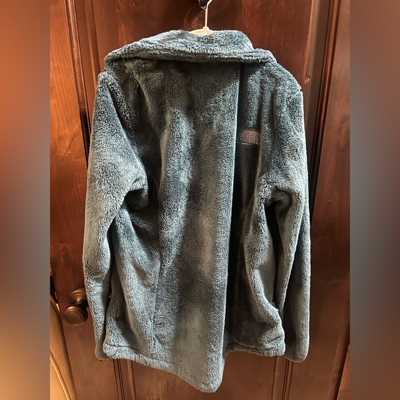 Osito Silken Raschel Fleece Stand Collar Long Sleeve Zip Front Jacket - Picture 2 of 5